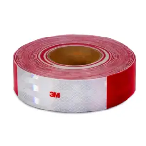 Cinta Reflectiva Rojo/Blanco 983 3m